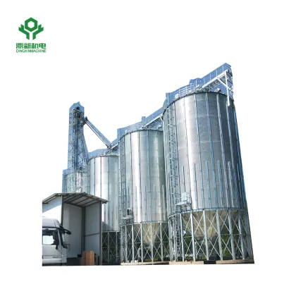 Hot sale food grain rice husk storage silos