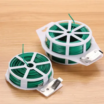 OEM/ODM Multi-Purpose 328 feet Green Garden Plant Twist Ties with Cutter