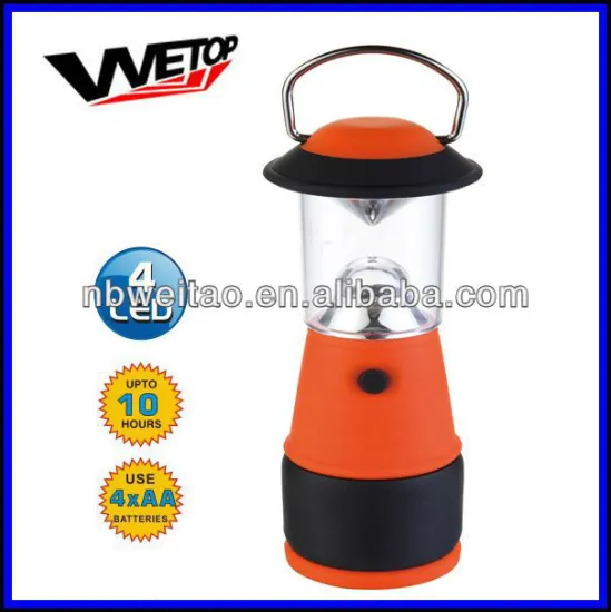 battery operated LED camping light WTE-8018 Ningbo Weitao