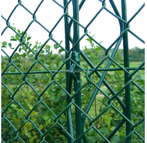 PVC Coated Chain Link Mesh Fencing