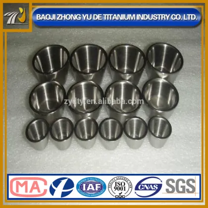 ISO9001certified pure tungsten crucibles