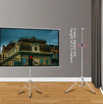 Vsmile Portable 100\" 8K/Ultra HD Tripod Projector Screen - Ready to Ship