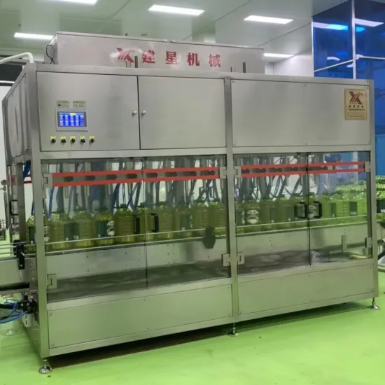 Automatic Liquid Filling Machine for Cooking Oil - Soybean Oil & Sunflower Oil Filler