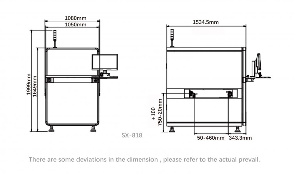 AOI machine for PCB assembly line