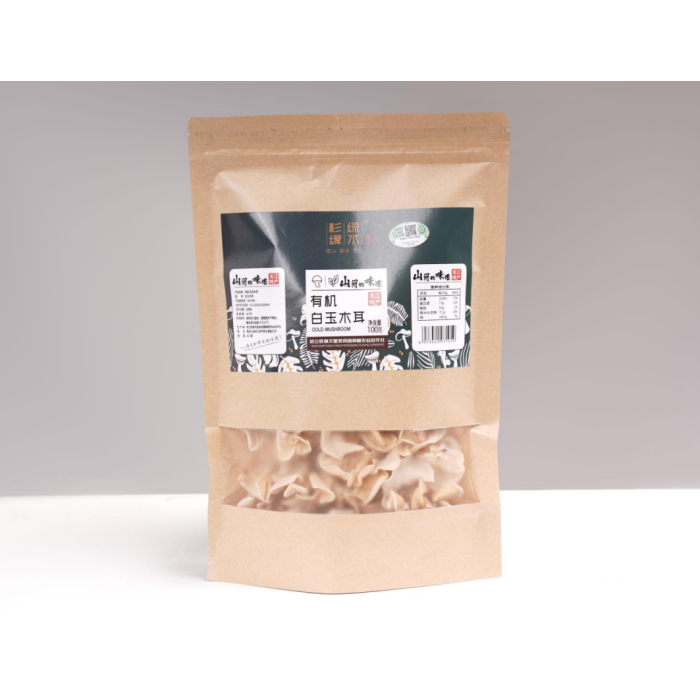 100g de fungo branco de orelha de madeira seca