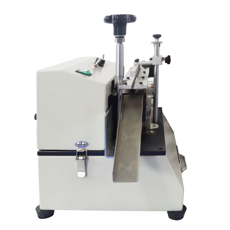 Single sideband capacitor lead cutting bending machine