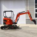 2.6 ตัน Mini Crawler Excavator พร้อมนิ้วหัวแม่มือไฮดรอลิก