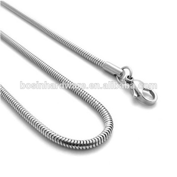 Fashion High Quality Metal Stainless Steel Snake Chain Necklace