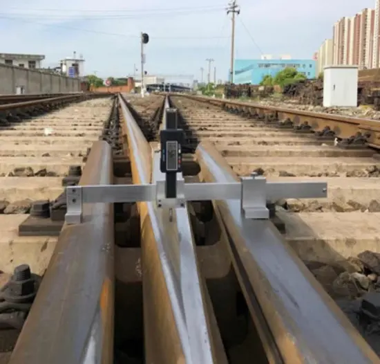 Digital Rail Frog Vertical Wear Measuring Gauge