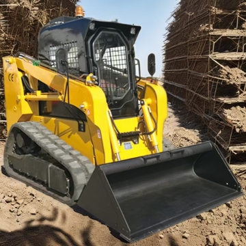 Mini Crawler Skid Steer Loader for Construction Works in Good Condition