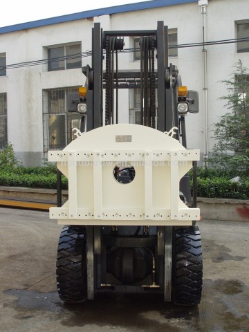 hydraulic forklift rotator