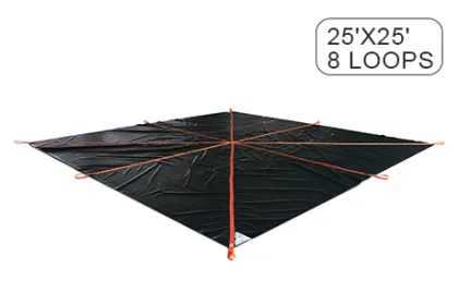 Snow and Debris Lifting Tarp - Snow Removal Shield