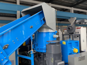 plastic bags films recycling pelletizing line