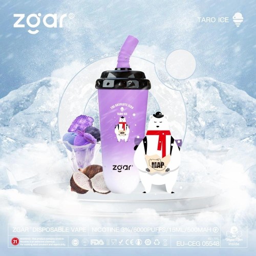 ZGAR Milk Tea Cup Rechargeable Disposable Vape Device