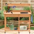 Outdoor Garden Potting Table with Dry Sink