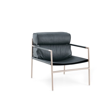 Stainless steel modern recliner leisure chair