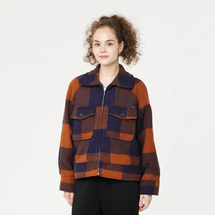 New Fashion Winter Zipper Sherpa Coats