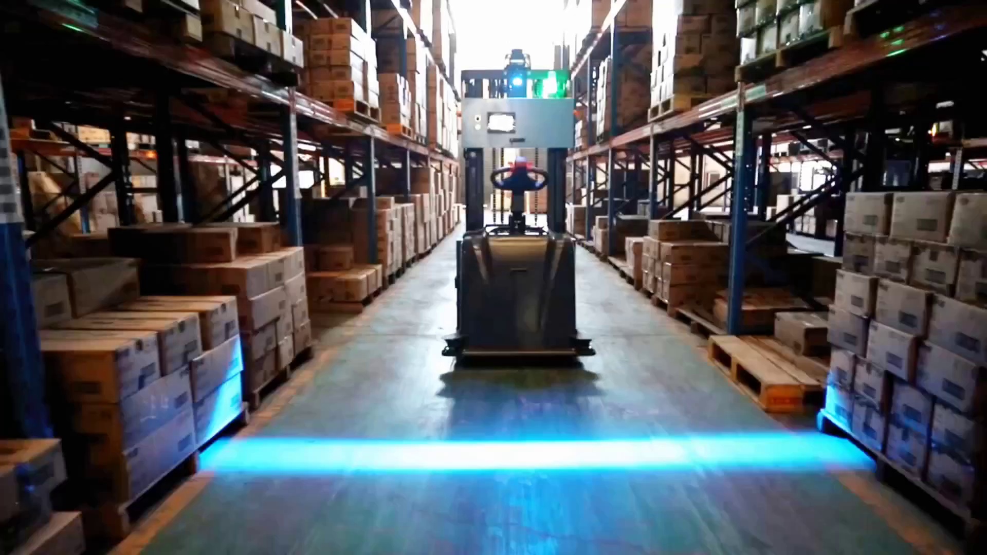 Automatic Material Handling AGV Forklift Robot for Large Load Goods