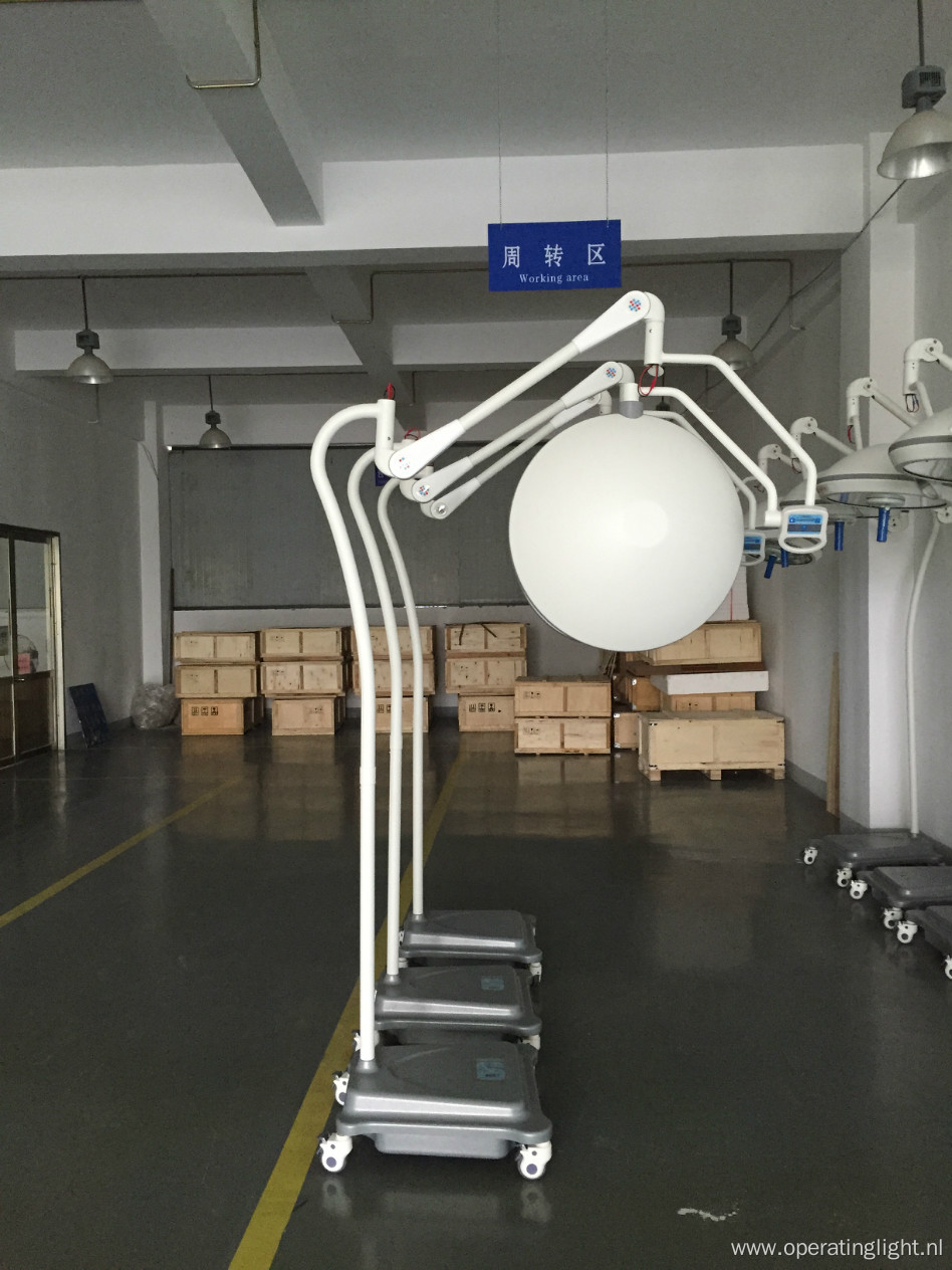 Mobile halogen examination lamp