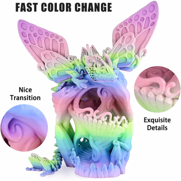 Non-Shiny Rainbow PLA Filament