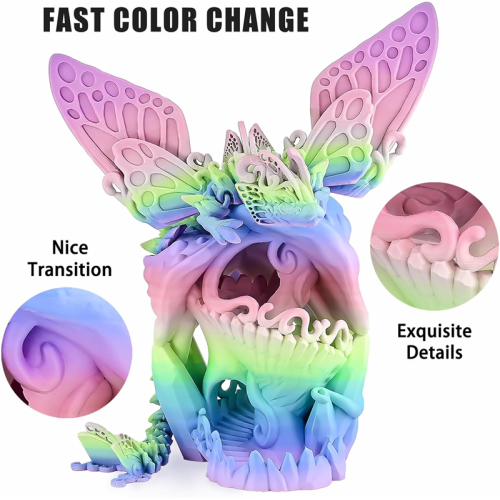 Non-Shiny Rainbow PLA Filament