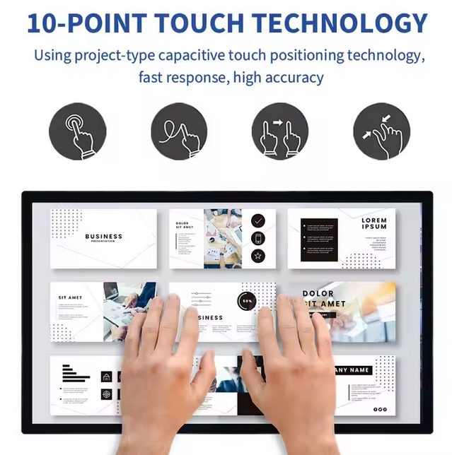 led touch screen display interactive whiteboard board