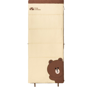 Mobi Garden Hoge kwaliteit Outdoor Camping Line Vrienden Geborsteld katoenen slaapzak