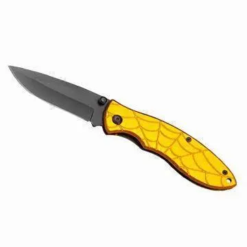 S.S knife with aluminum handle, folder knife, survival knife, army knife,