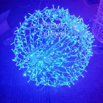 LED قابلة للطي كرة عيد الميلاد المضاءة