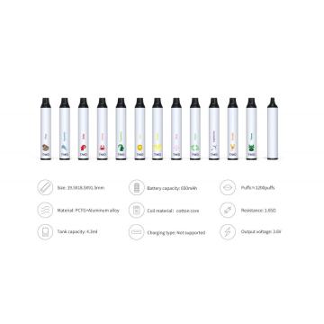 Одноразовый vape e-cigarette 2000puffs atomizer