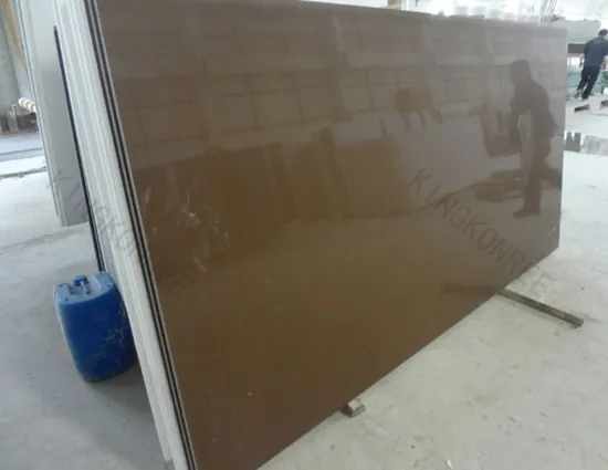 Kingkonree Engineered Grey Sparkle Quartz Tiles, Quartz Slabs, Quartz Stone 3200*1600mm