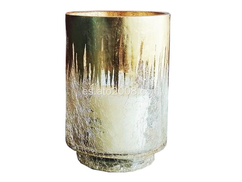 ATO Hurricane Glass con Decoración del hogar Gold Gold