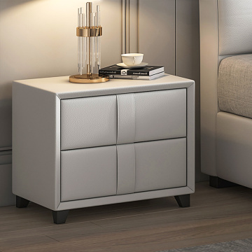 Nordic Modern Solid Wood Bedside Table para sa Hotel