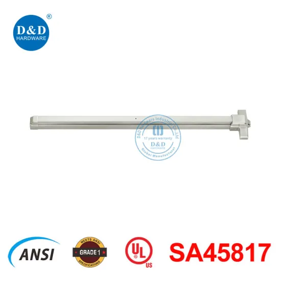 UL ANSI Single Point Locking Panic Touch Bar