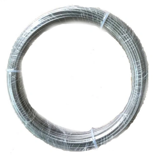0 - Câble inox 4.0mm 7x19. Bobine de 100 m Revêtement plastique
