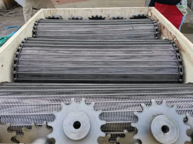Metal Conveyor Belt for Heating Treatment Equipment and Food Processing