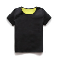 CXZD Women's Neoprene Bodyshaper Hot Black Slimming Waist Slim Fitness Shapers Tops T-shirt Women Intimates Clothing