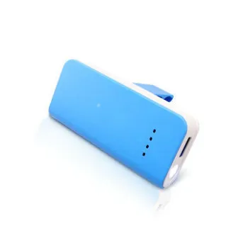 Power bank, 2pcs Li-ion 18650 battery with LED flashlight and stand function