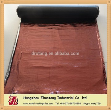 (Red finish) Self-adhesive polymer modified bituminous waterproof underlayment