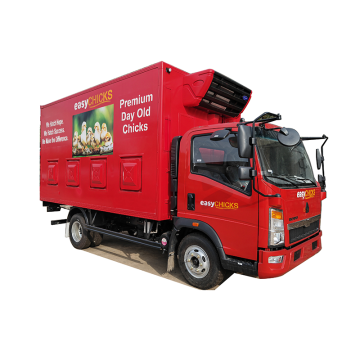 HOWO 4X2 140HP diesel 8T Livestoc transport truck