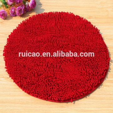 microfiber chenille round carpet rug for home and bethroom