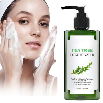 Wholesale 300ml Tea Tree Facial Cleanser - Mild Formula for Deep Cleaning
