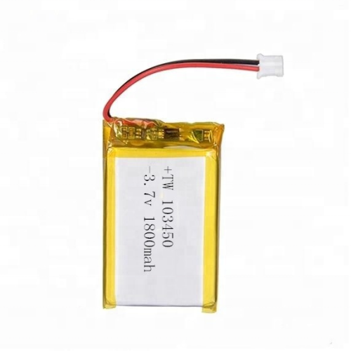 lithium polymer battery 103450 3.7V 1800mah for watch toy