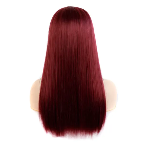 Synthetic Silky Kinky Straight Wavy Long Headband Wigs Hair Wigs Headband for Black Women