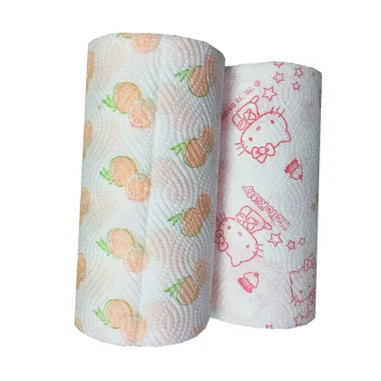 Exquisite Printed Perforated Kitchen Paper Towels