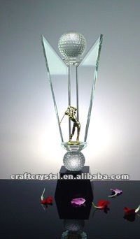 crystal trophy