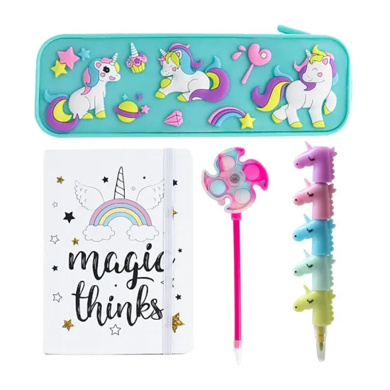 Boys' Dinosaur Theme Stationery Gift Kit Including Dino Bracelet and Maze Game