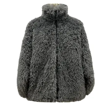 2023 New Design Oversize Sherpa Fleece Jacket for Men - OEM ODM Custom Warm Coat