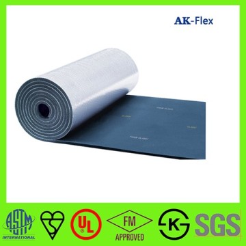 Aluminum foil thermal insulation closed cell rubber foam roll sheet