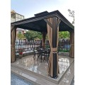 Luxury Double Hardtop Aluminum House Gazebo Galvanized Steel